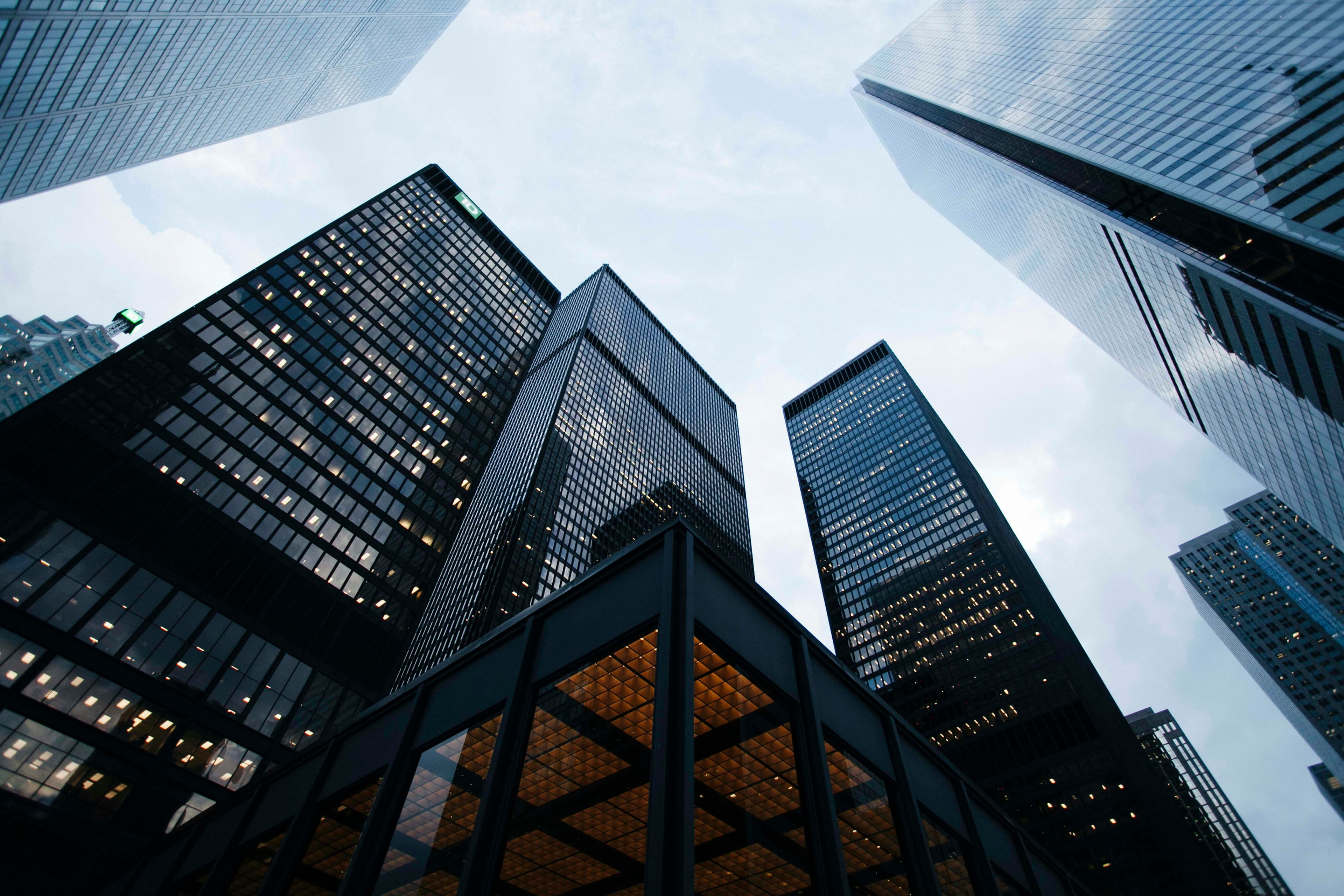Institutional buildings representing operating resilience