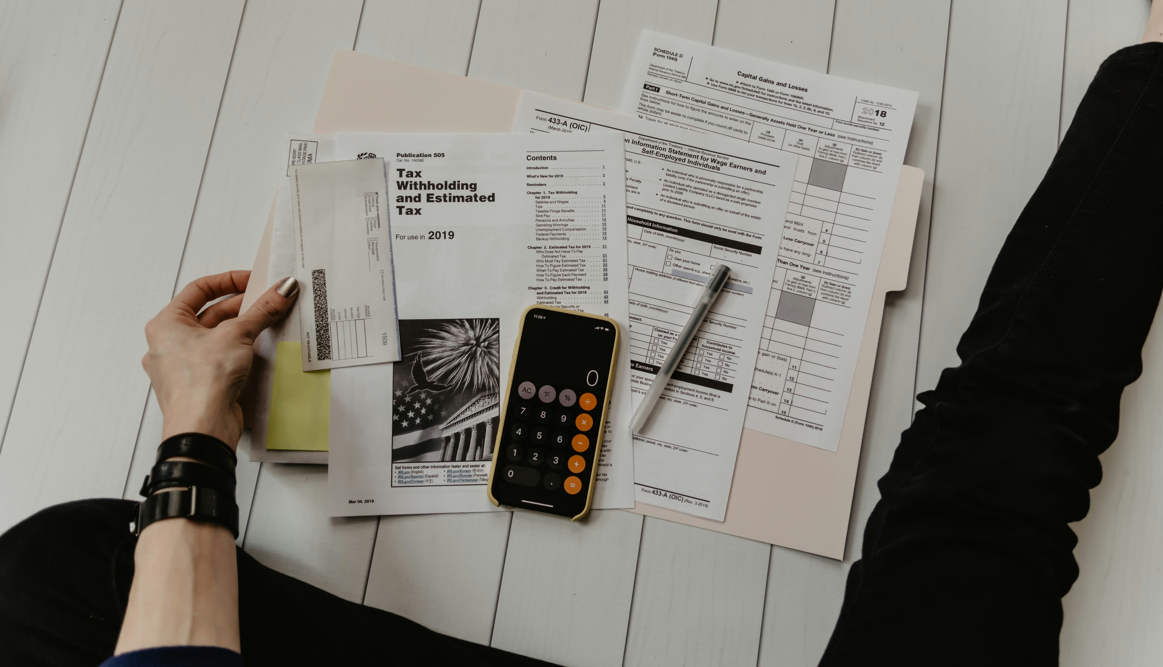 Financial documents and analysis for balance sheet work